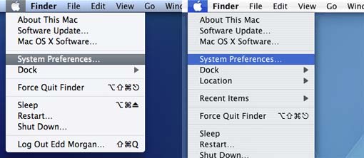 OS X Tiger and Leopard